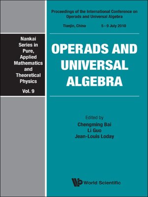 cover image of Operads and Universal Algebra--Proceedings of the International Conference